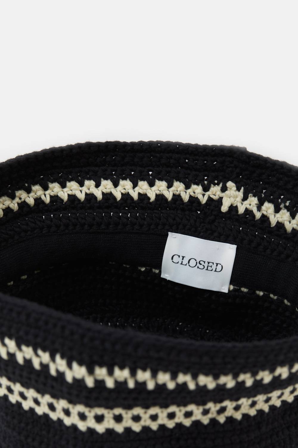 Closed - Womens Crochet Bucket Hat