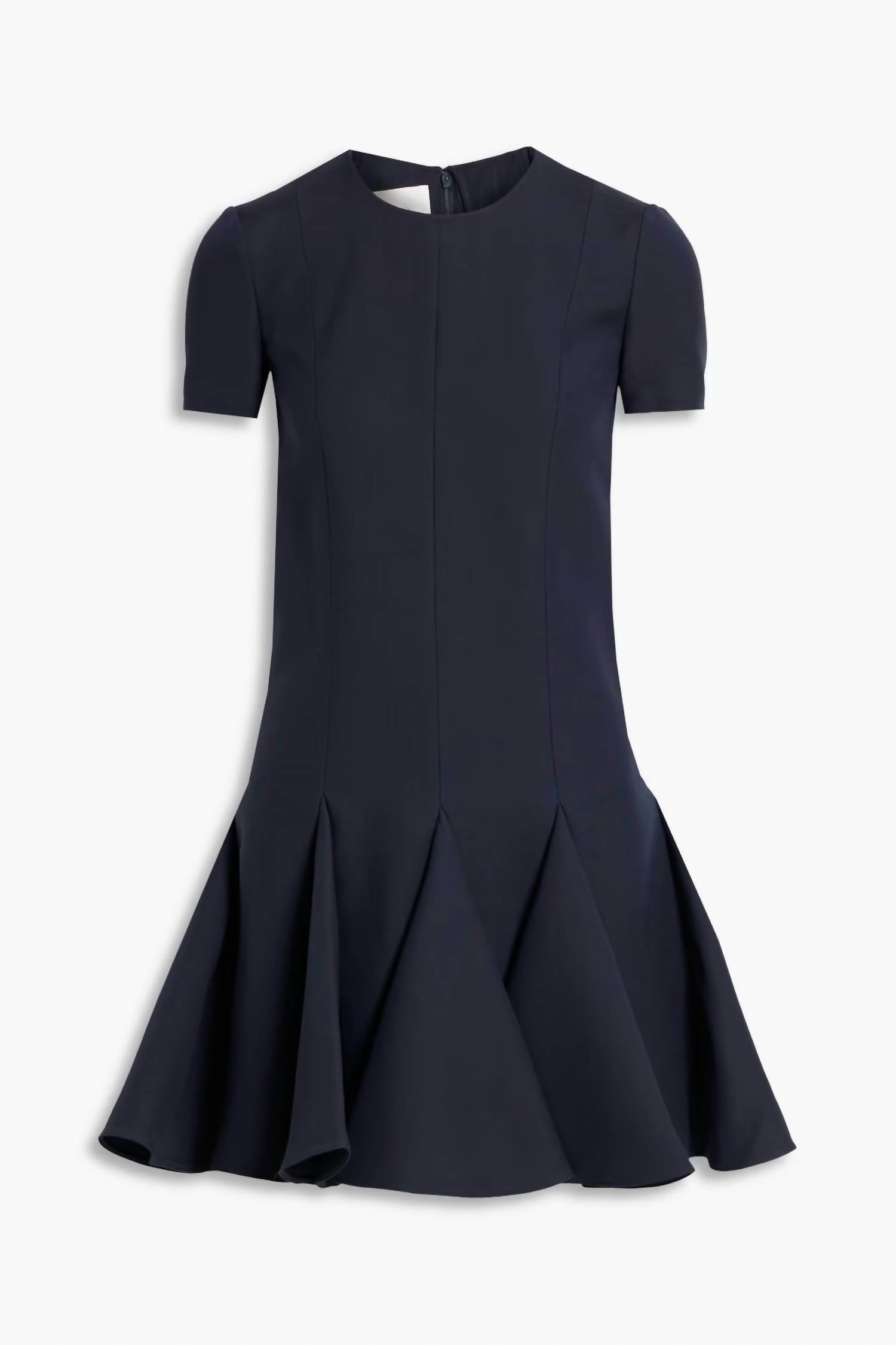 Valentino - Flared Crepe Mini Dress