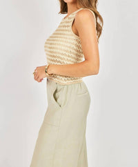 Sadie & Sage - Isabella Sweater Tank Top