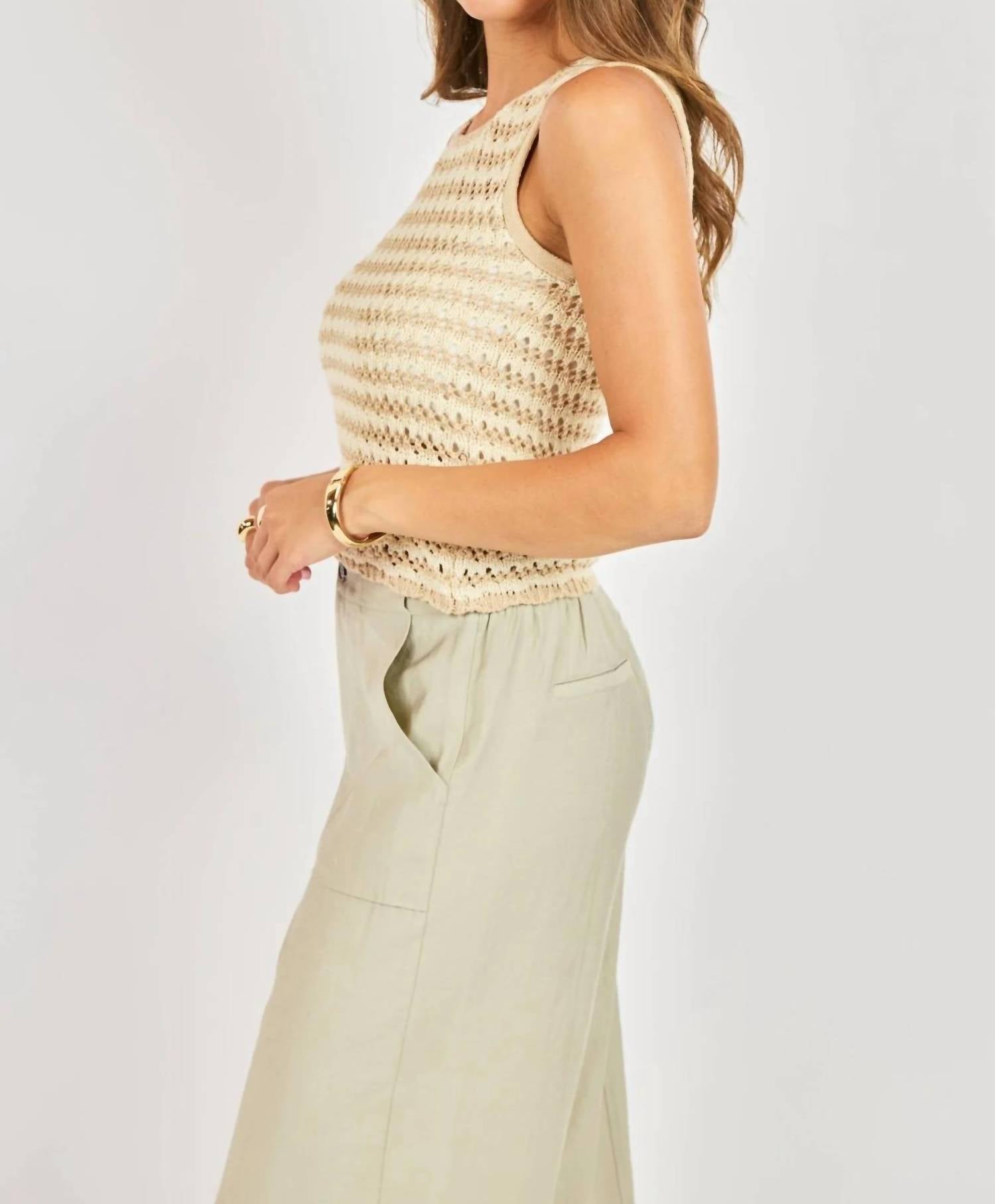 Sadie & Sage - Isabella Sweater Tank Top