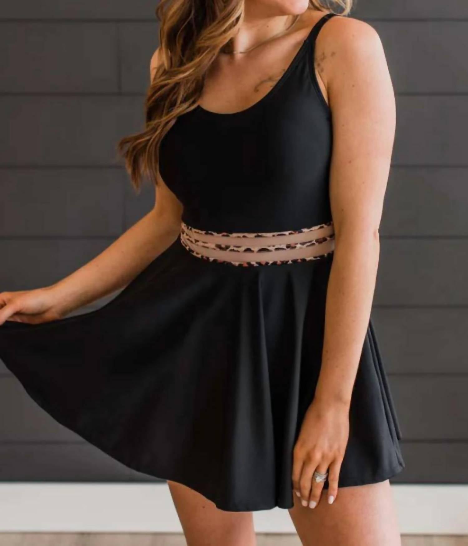 Mack & Mal - Leopard Swim Dress
