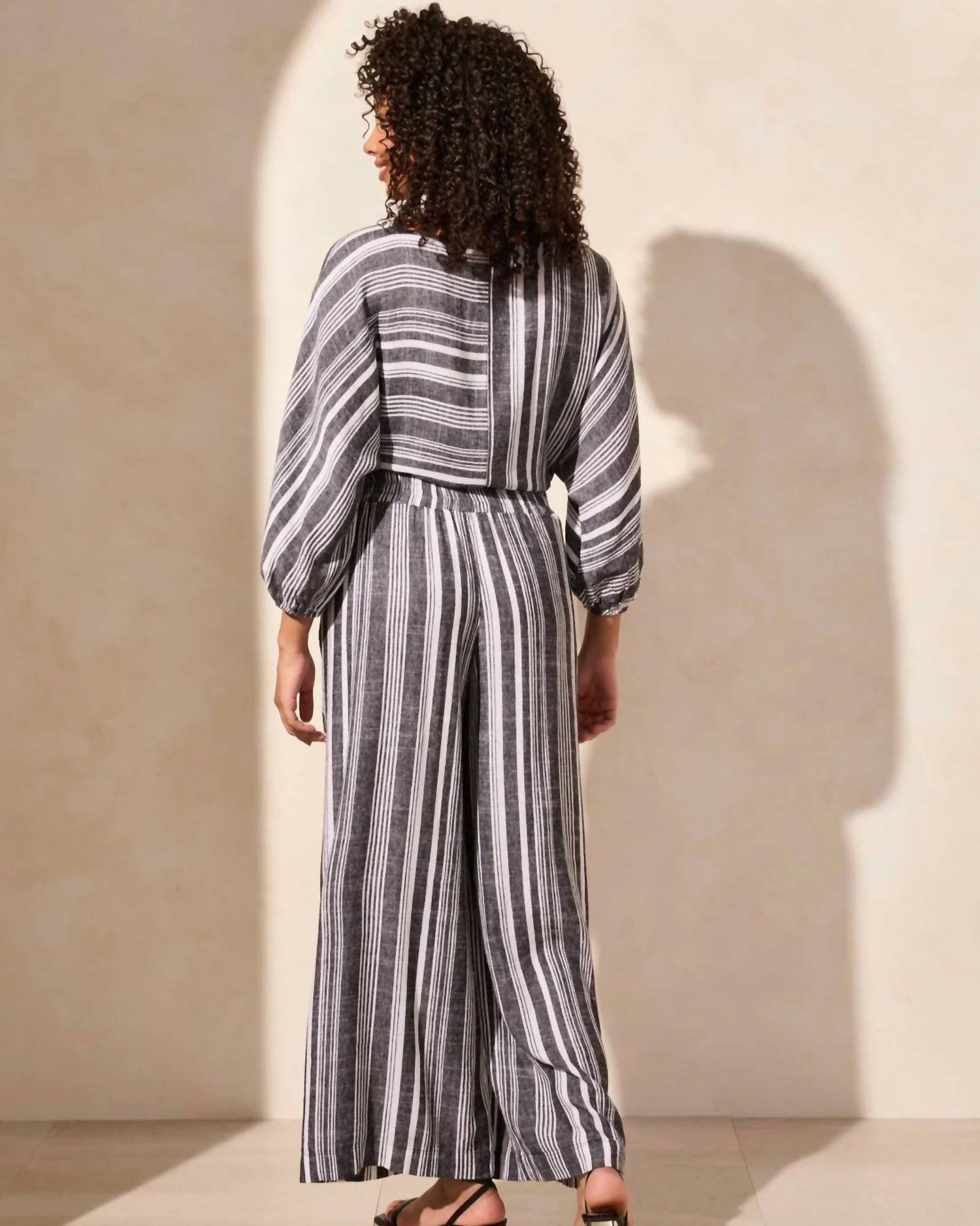 Tribal - Pull On Flowy Wide Pants