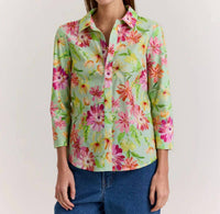 Hinson Wu - Lizette 3/4 Sleeve Blouse