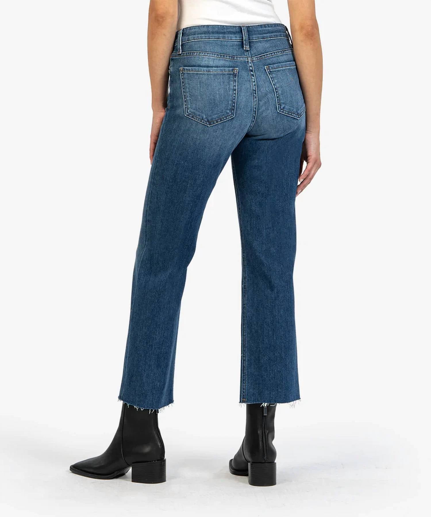 Kut From The Kloth - Kelsey High Rise Fab Ab Ankle Flare Jeans