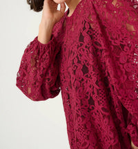 Kaffe - Kalanice Lace Balloon Sleeves Blouse