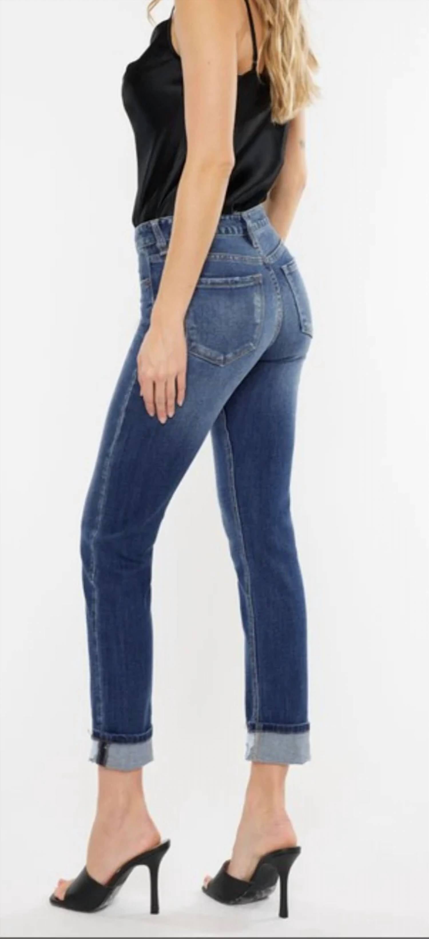 Kancan - Midrise Slim Straight Jeans