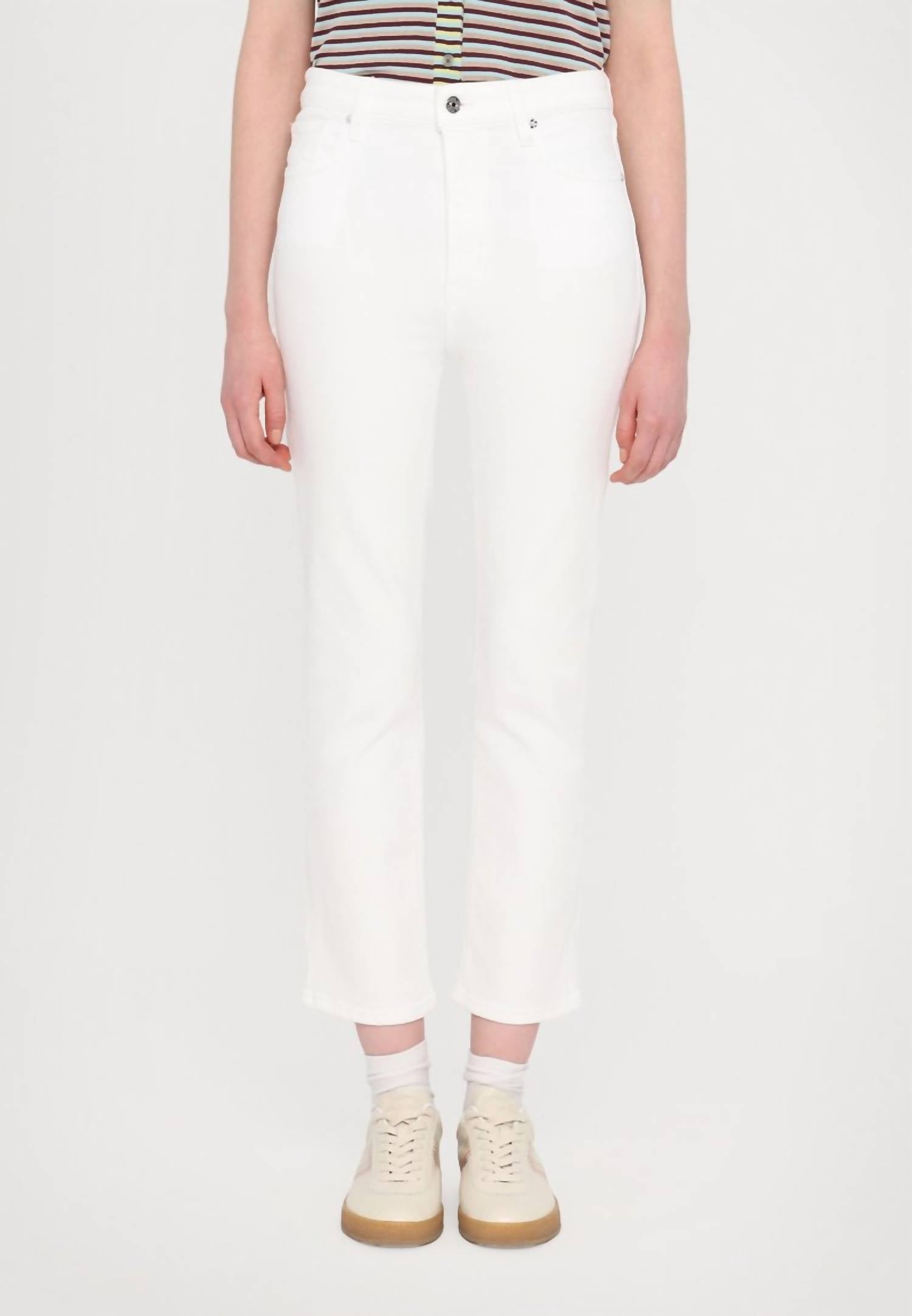 Frame - Pencil Crop Straight Leg Jeans