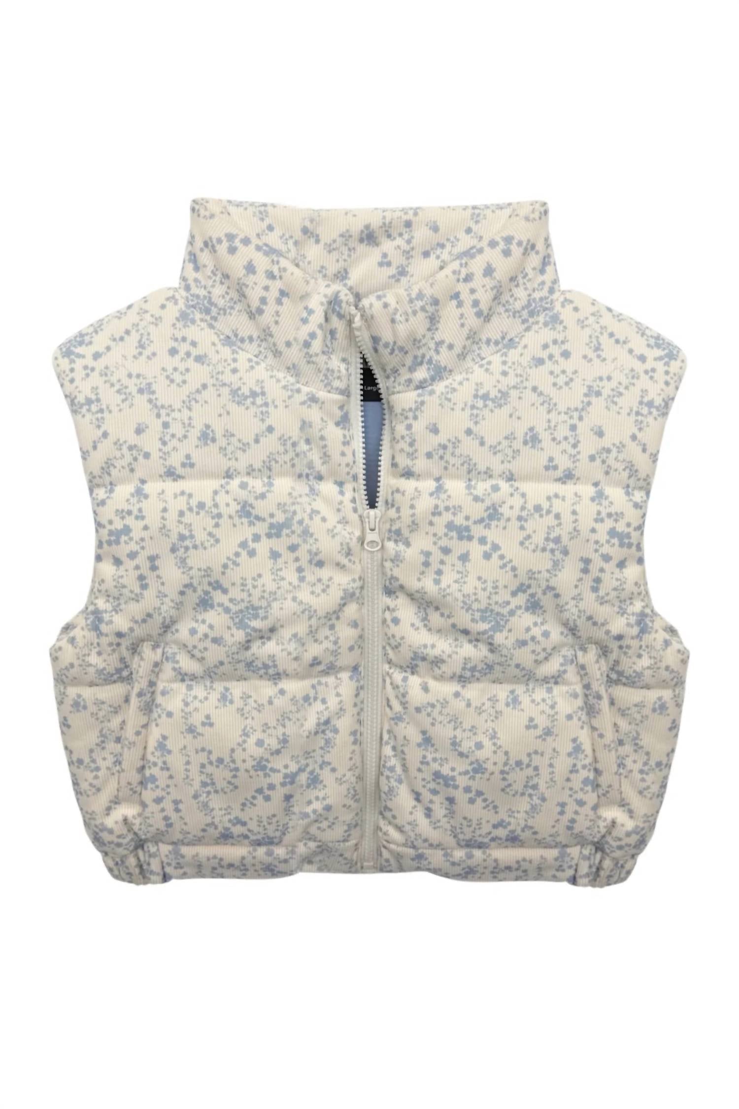 Katie J Nyc - Girl's Snowy Puffer Vest