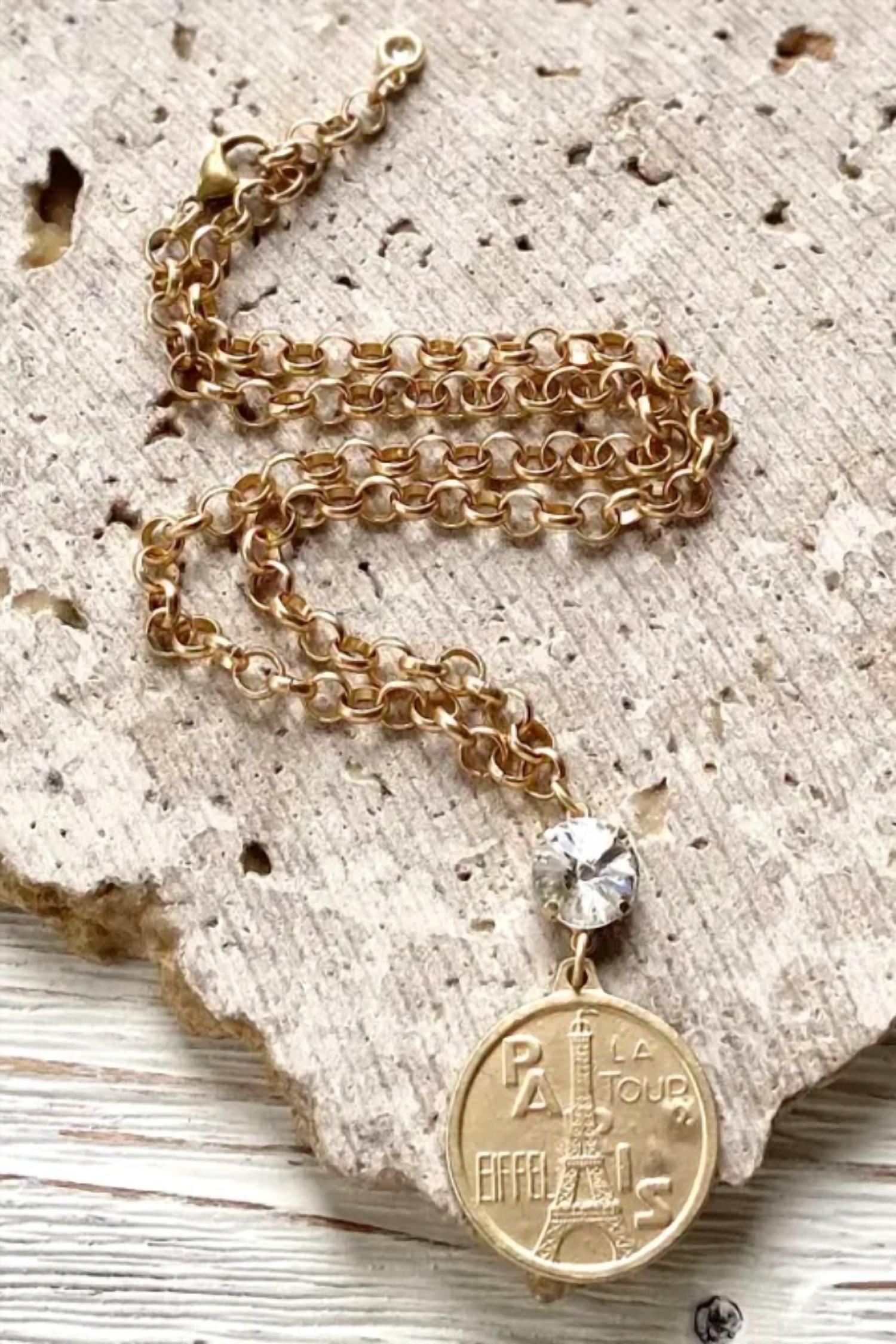 Vb & Co. - Women's Paris French Coin Necklace