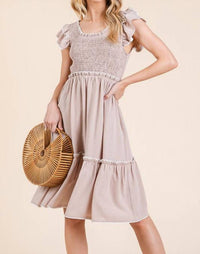 Lime N Chili - Ruffle Smock Dress
