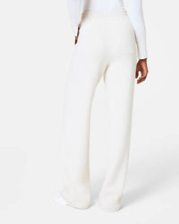 Spanx Airessentials Brushed Straight Leg Pants in heather cream - women's pants - alternate view