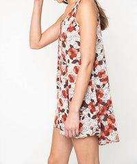 Hayden La - Floral Sleeveless Shift Dress