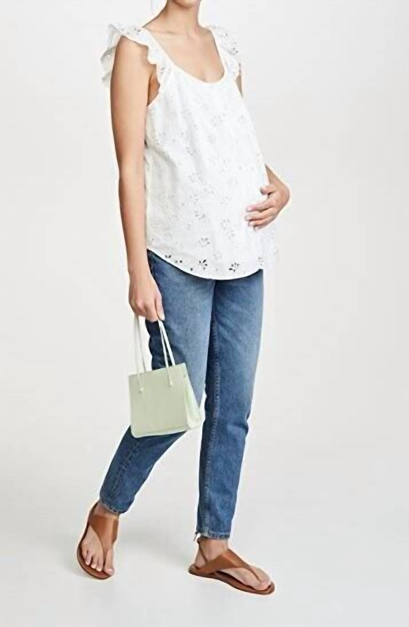 Hatch - Fleur Eyelet Tank Top