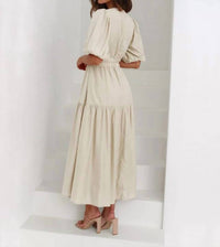 Sweetkama - Agnes Bubble Sleeve Midi Dress