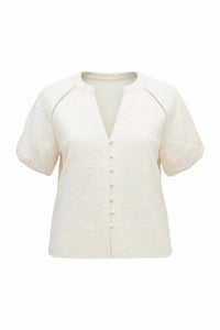 Allison New York - EMBROIDERED JOSEPHINE TOP