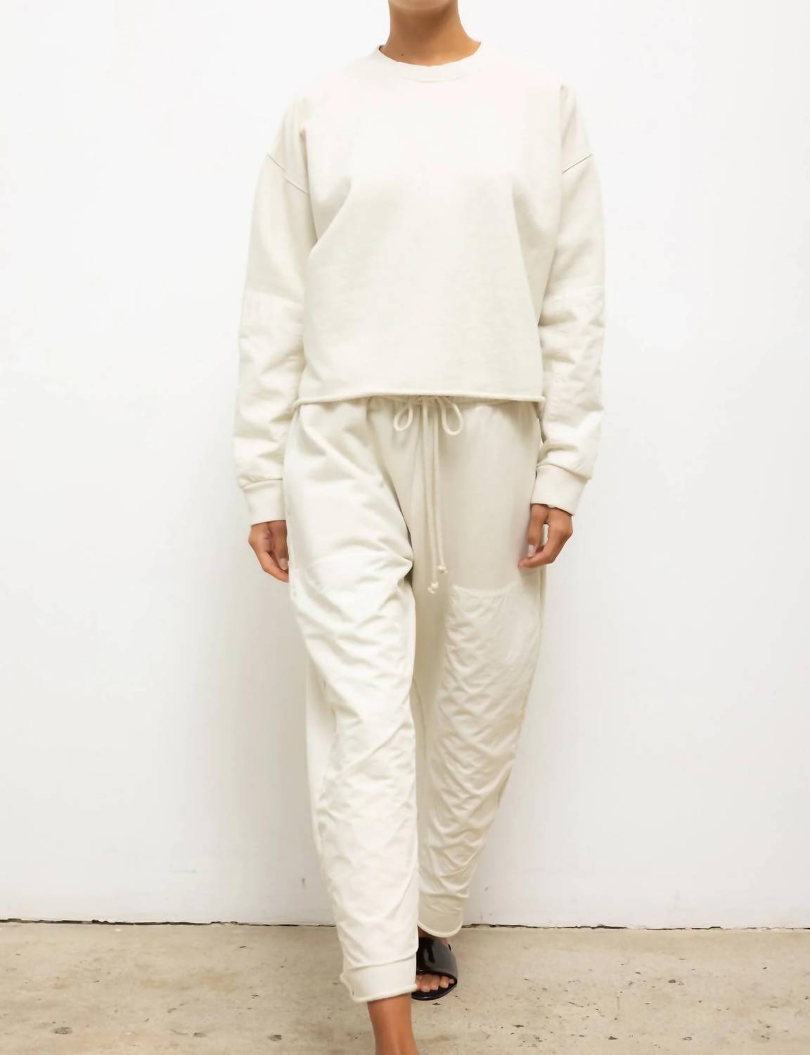 Leset - Jamie Patch Crewneck Pullover Sweater