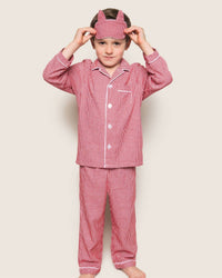 Petite Plume - Boys' Gingham Pajama Set