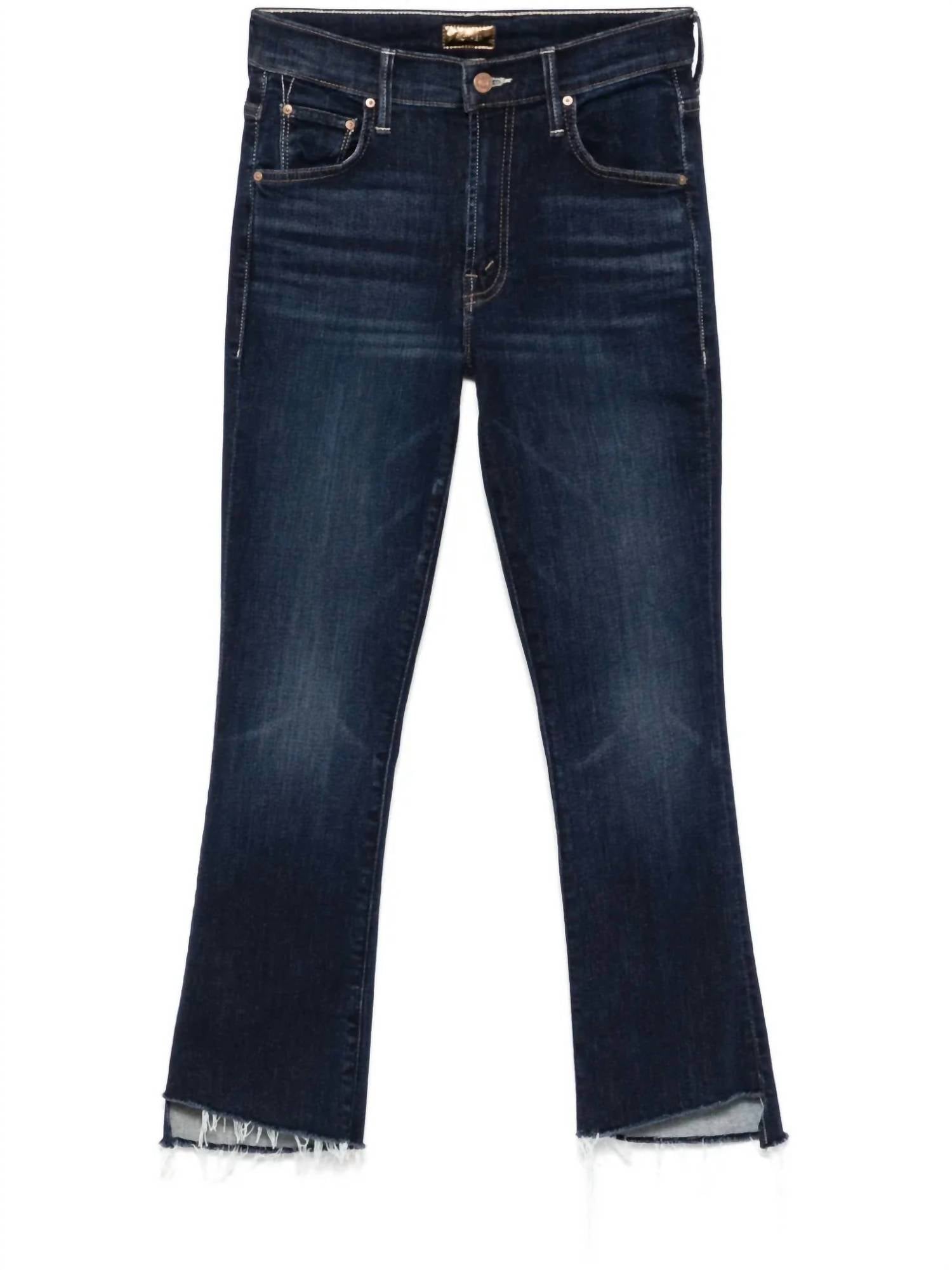 Mother - Lil' Insider Crop High-waisted Boot Cut Jeans