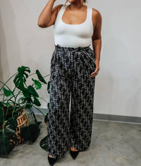 Ina Fashion - Amy Geo Print Pants
