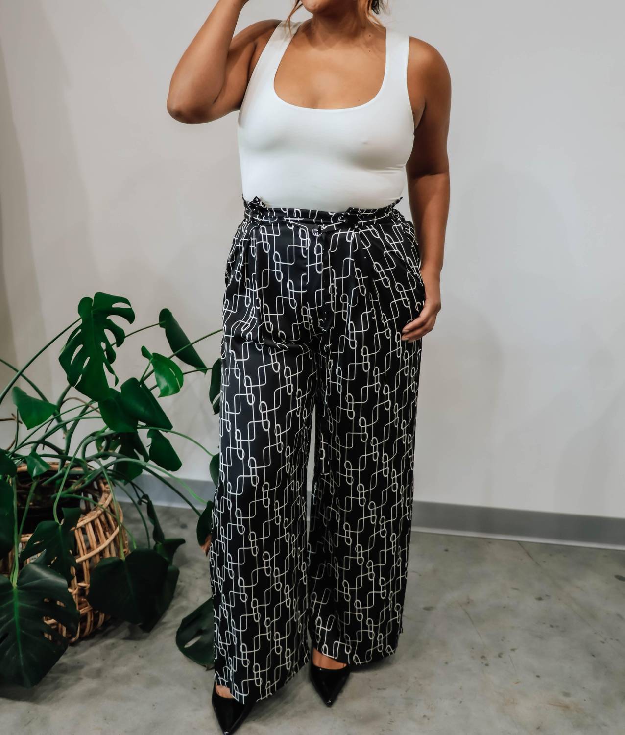 Ina Fashion - Amy Geo Print Pants