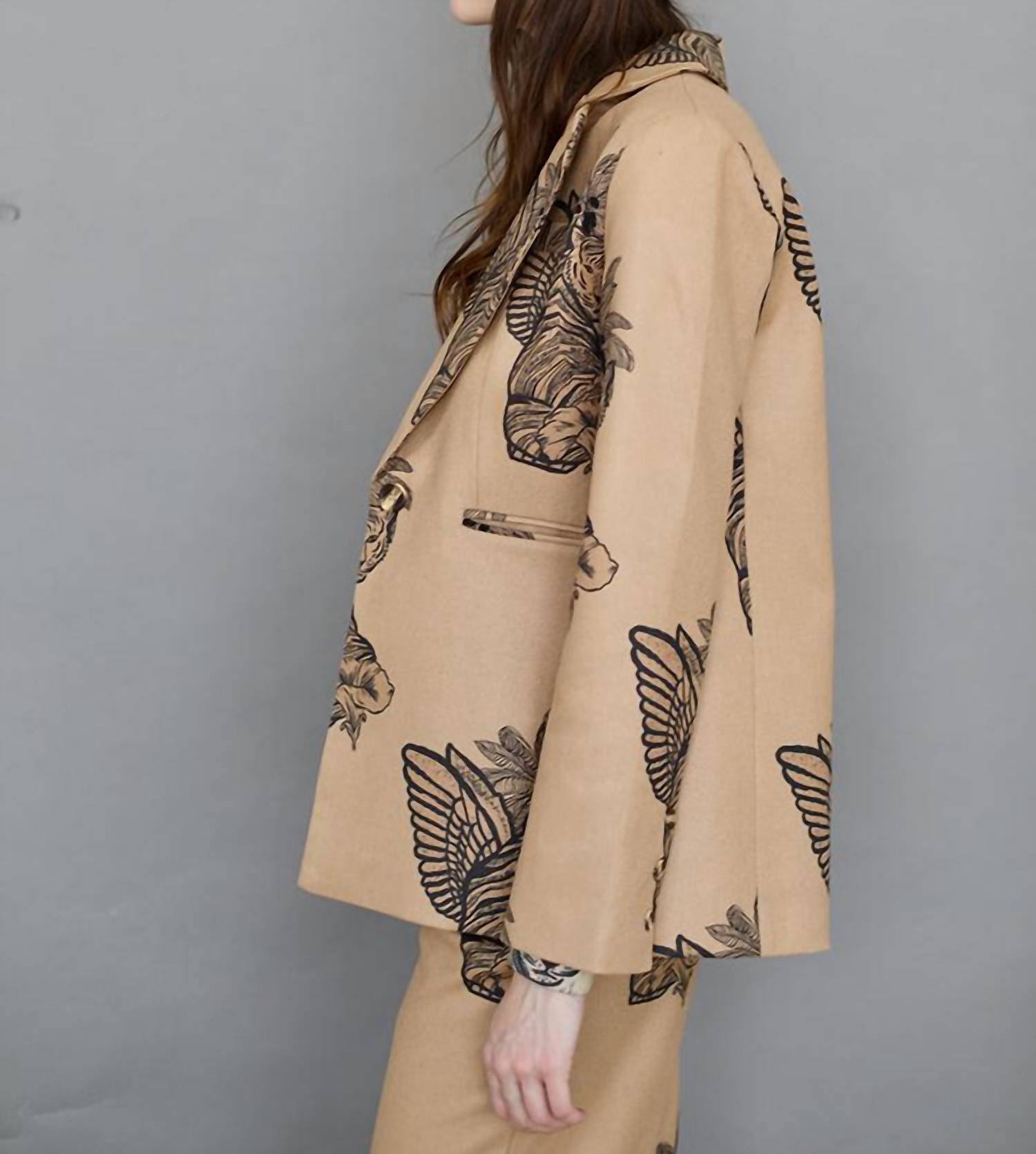 Las Sureñas - Toile De Jouy Wool Blazer