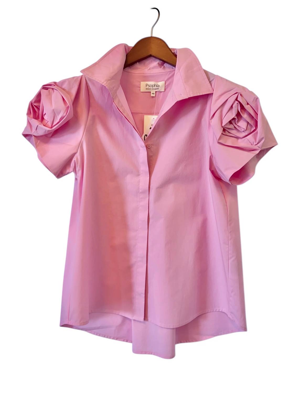 Psophia - Women's Short Sleeve Button Up Shirt