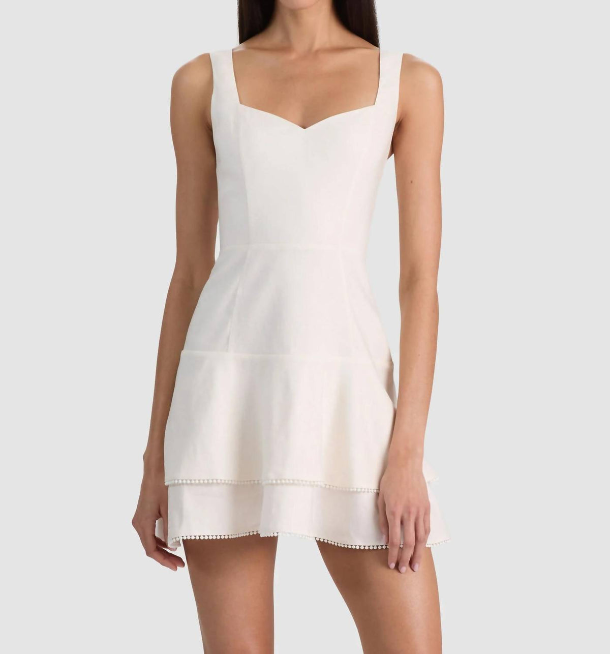 Alice + Olivia - Women's Miriam Sweetheart Mini Dress