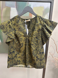Ulla Johnson - Women's Severine Flutter Sleeve top