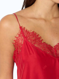 Berenice Taylor Love Silk Camisole in red - women's shirt - view 4