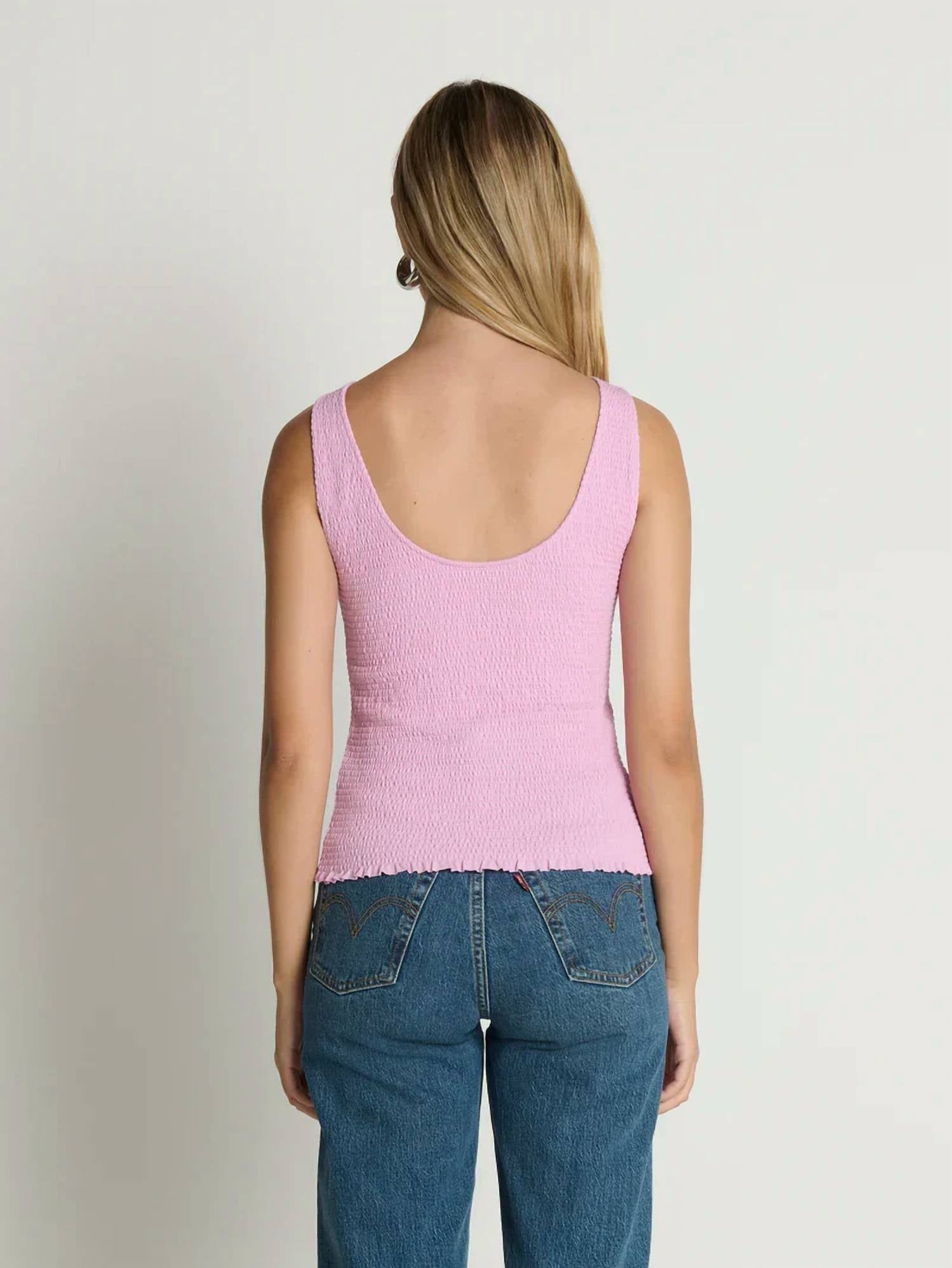 Nation Ltd - Kimmy Smocked Tank
