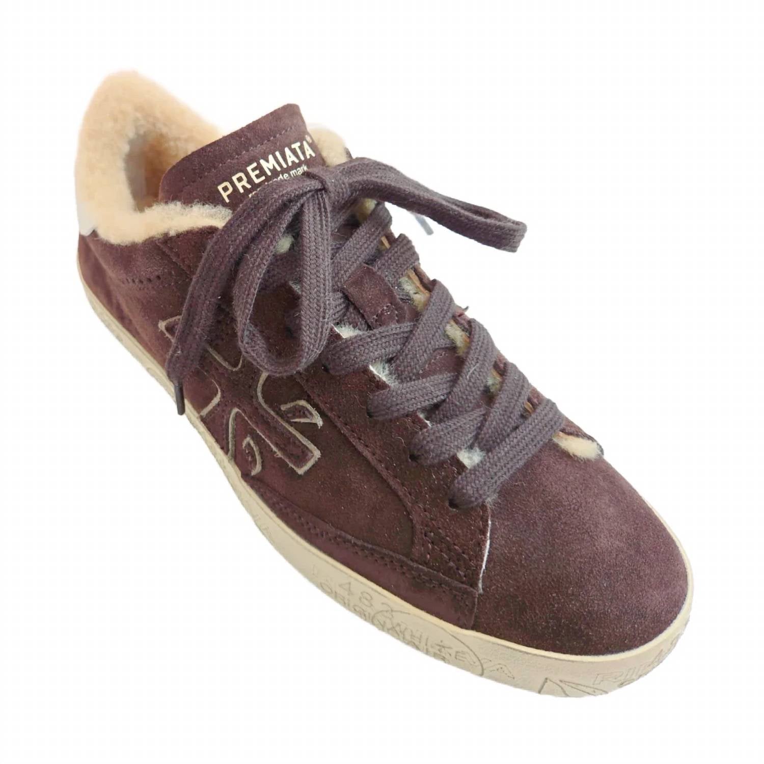 Premiata - Men's Steven Shearling-lined Suede Sneakers