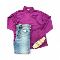Before You Women's Smooth Elegance Satin Top in orchid - women's blouse - view 4