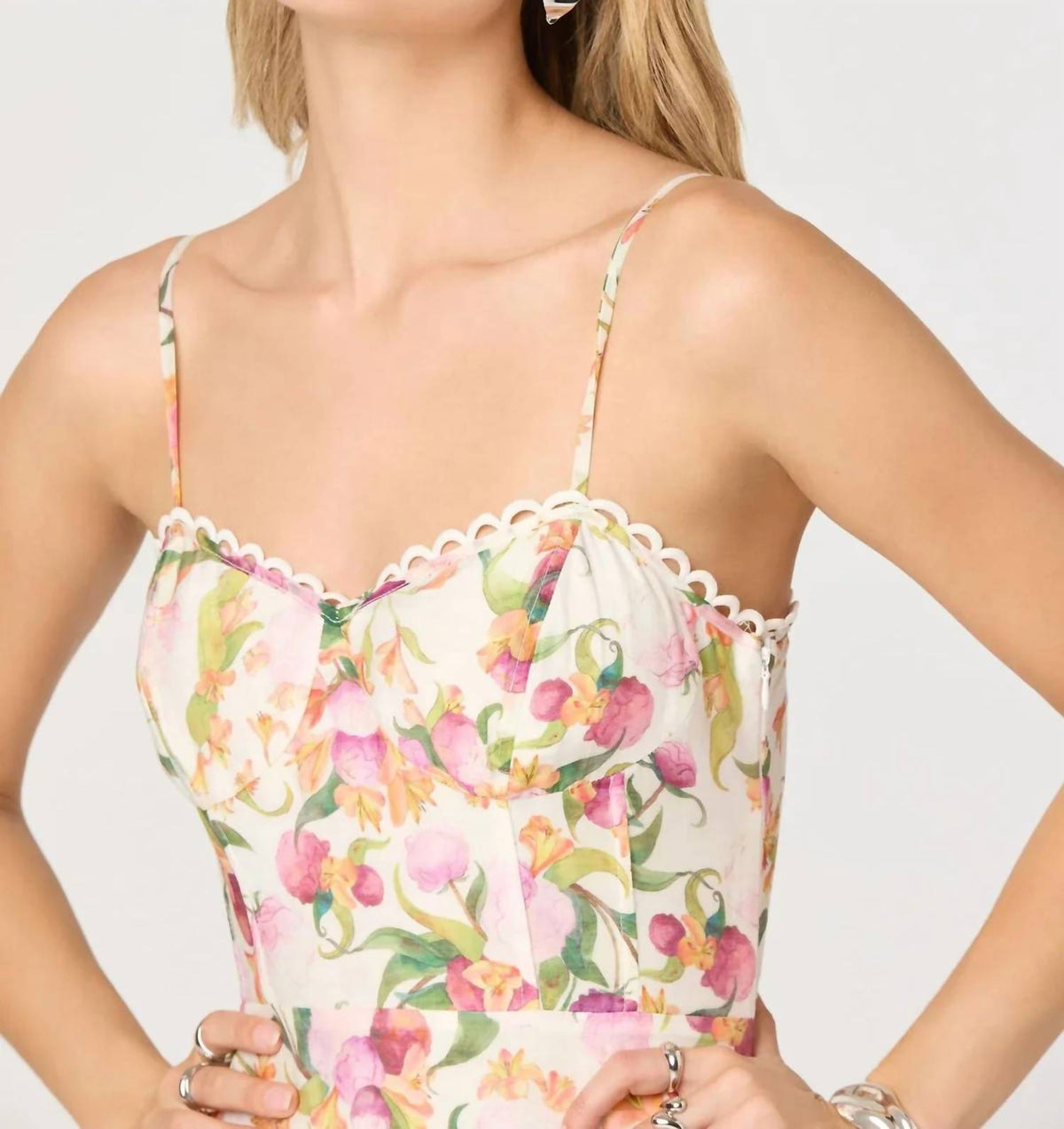 Astr - Lianna Bustier Maxi Dress