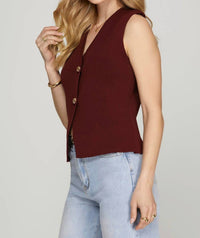 She + Sky - Abbie Sweater Vest