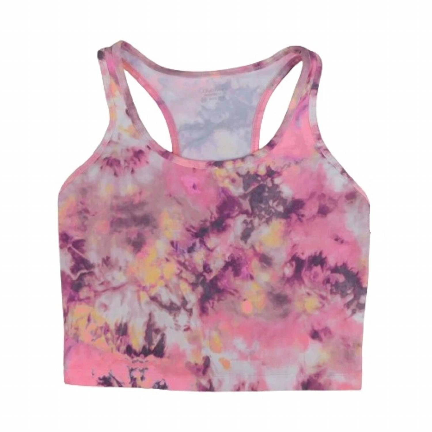 Calvin Klein - Women's Performance Printed Racerback Cropped Tank Top