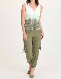 XCVI Olexa Twill Banded Cargo Pant in espalier pigment - women's pants - view 5