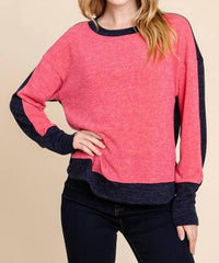 Emerald Collection - Solid Color Block Top - Plus
