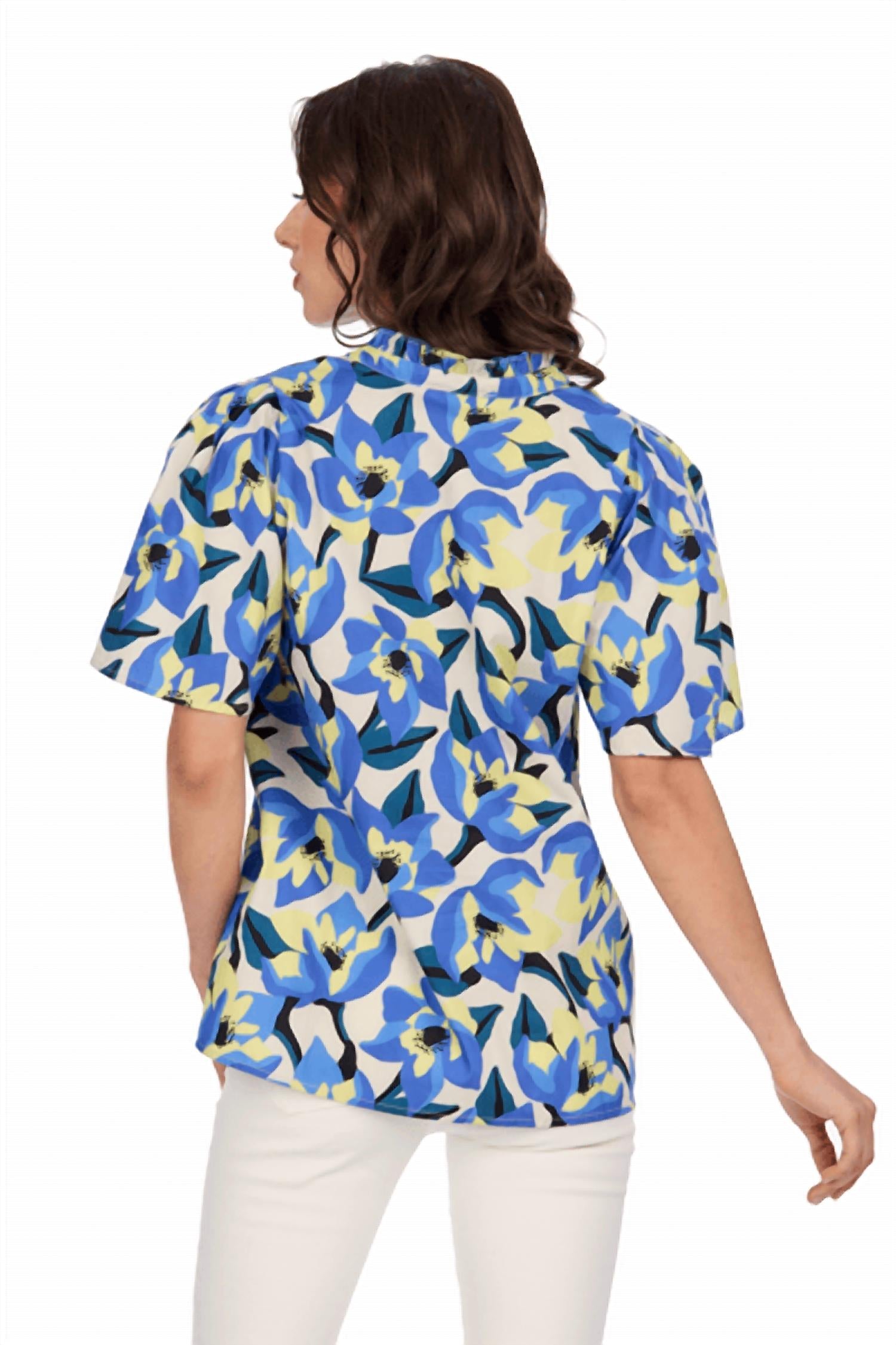 Mudpie - Chase Flounce Sleeve Top
