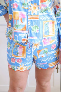 Karlie - Santorini High Rise Shorts