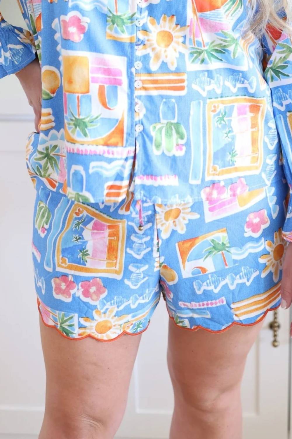 Karlie - Santorini High Rise Shorts