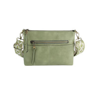 Handbag Factory Corp - Boxy Rectangular Guitar Strap Crossbody Bag