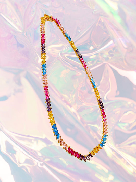 Bracha - Pastel Dreams Tennis Necklace
