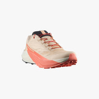 SALOMON Women's Pulsar Trail Running Shoe in tender peach vanilla ice fusion coral - women's shoe - alternate view
