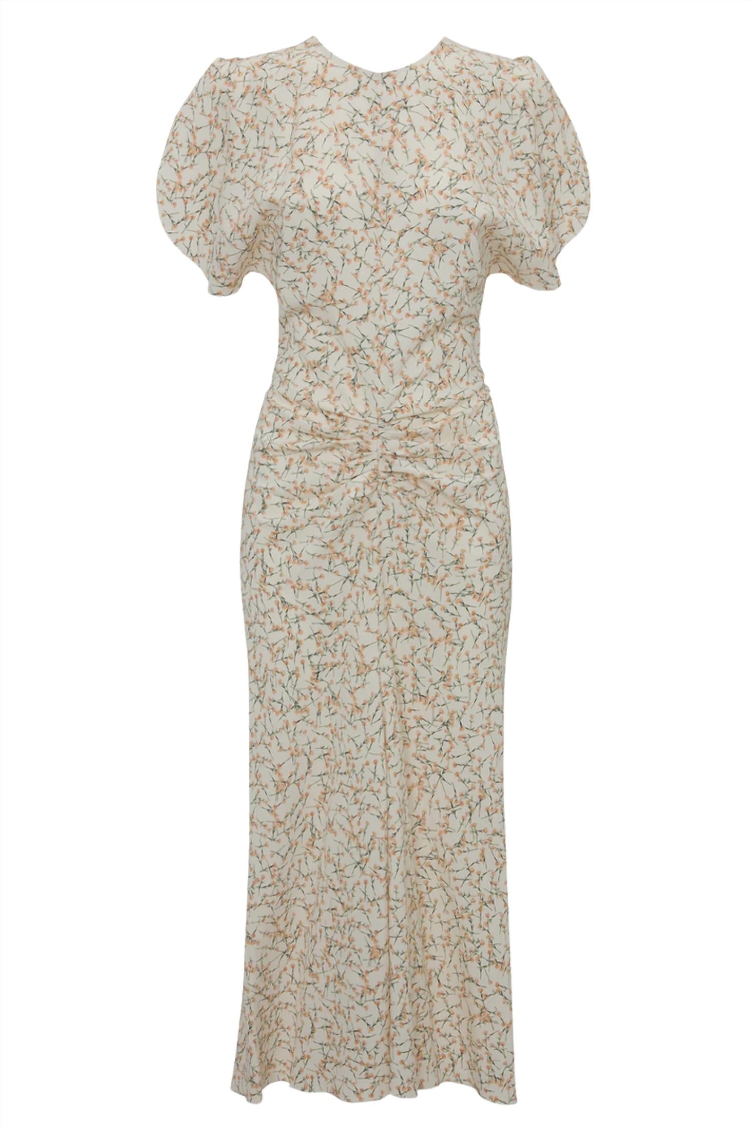 Victoria Beckham - Gathered Waist Midi Dress