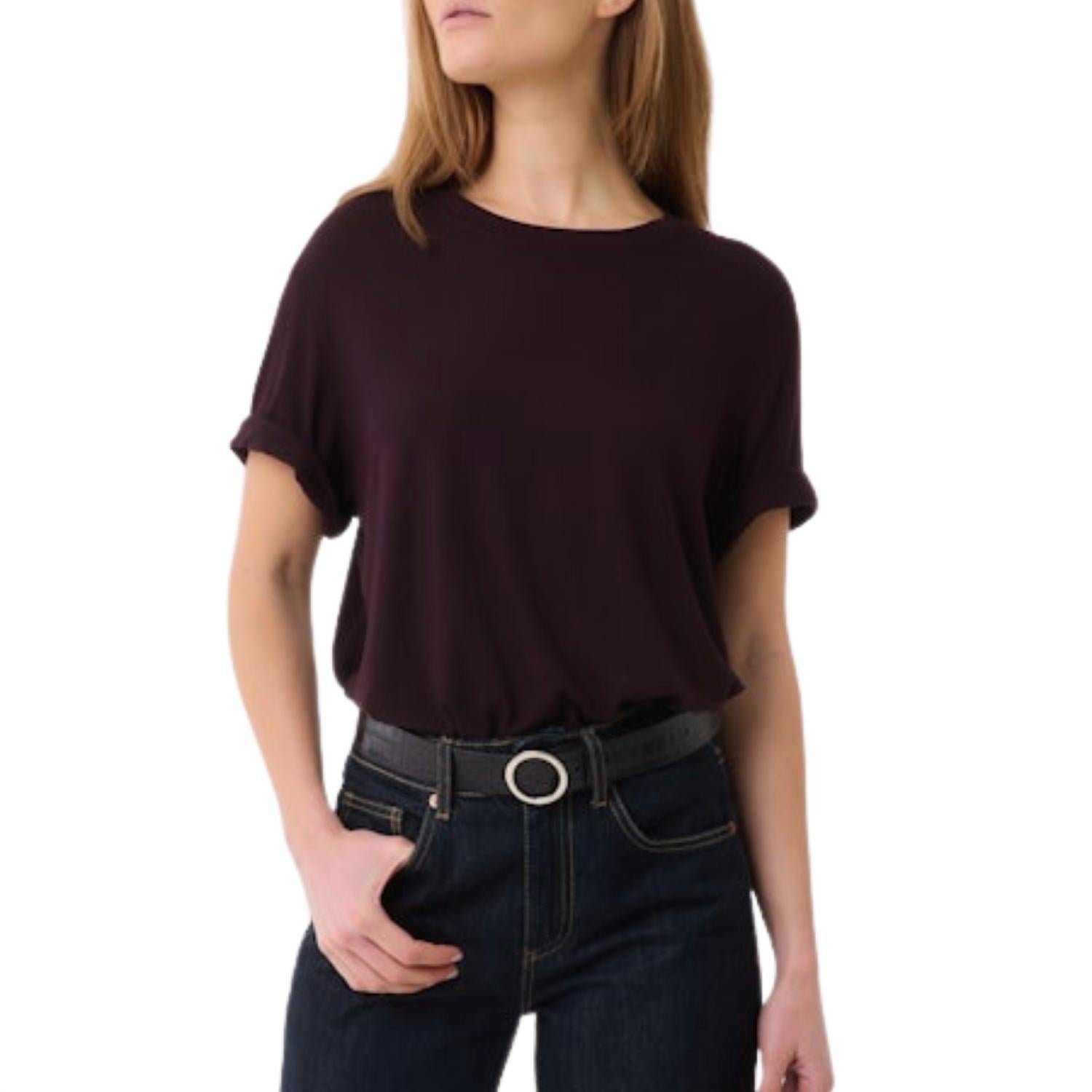 Majestic Filatures - Soft Touch Short Sleeve Relaxed Crew Top