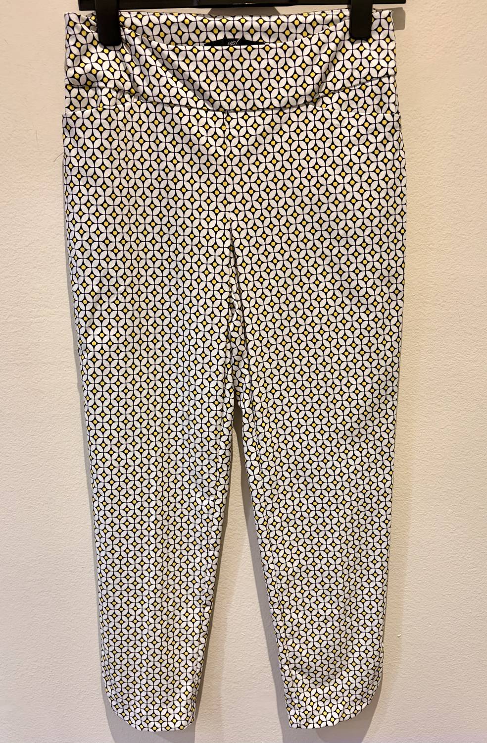 Up! - Women's Parakeet Techno Petal Slit Ankle Pant