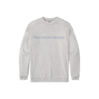 Southern Marsh Women's Sunday Morning Crewneck Sweater in oat - women's sweater