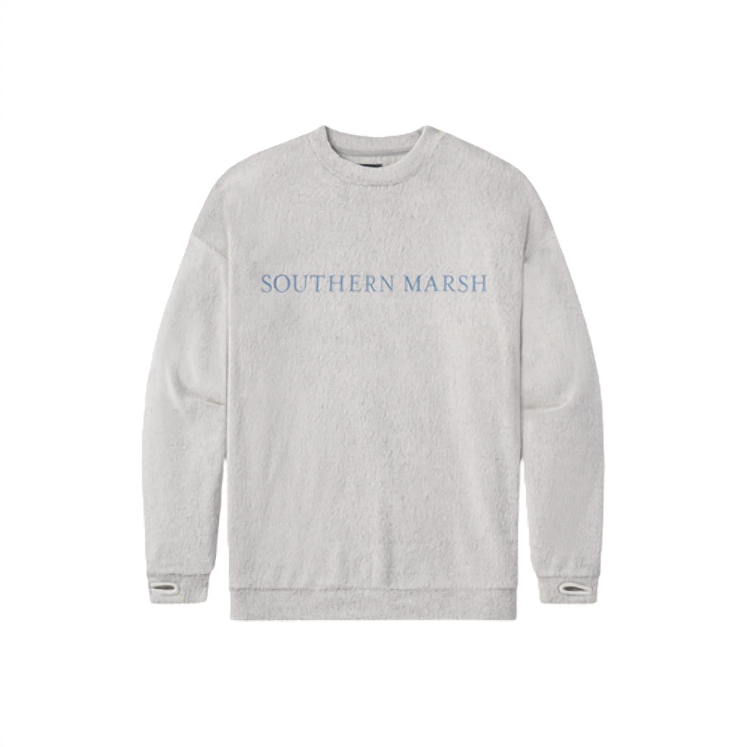 Southern Marsh Women's Sunday Morning Crewneck Sweater in oat - women's sweater