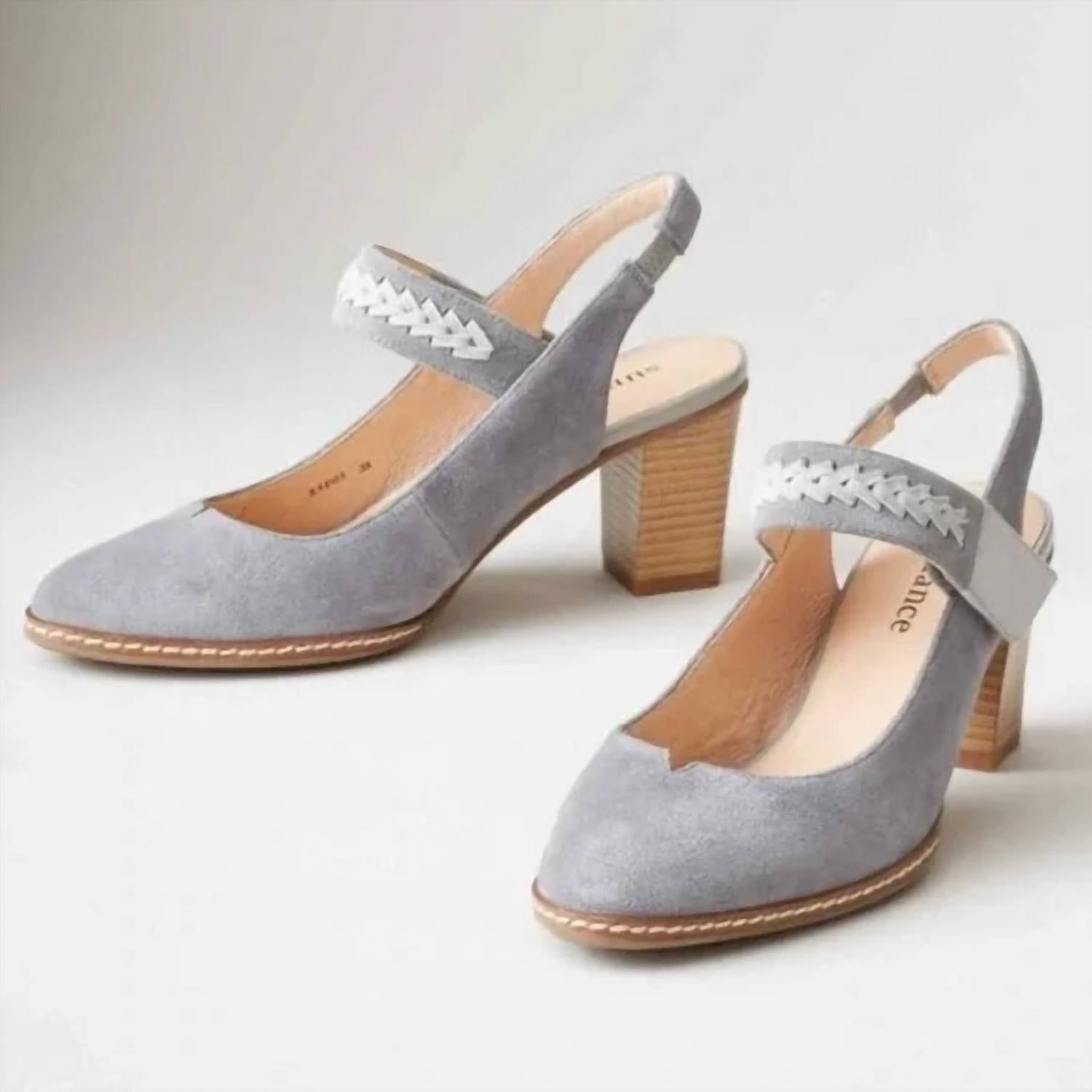 Sundance - Women's Eden Path Suede Slingback Block Heel