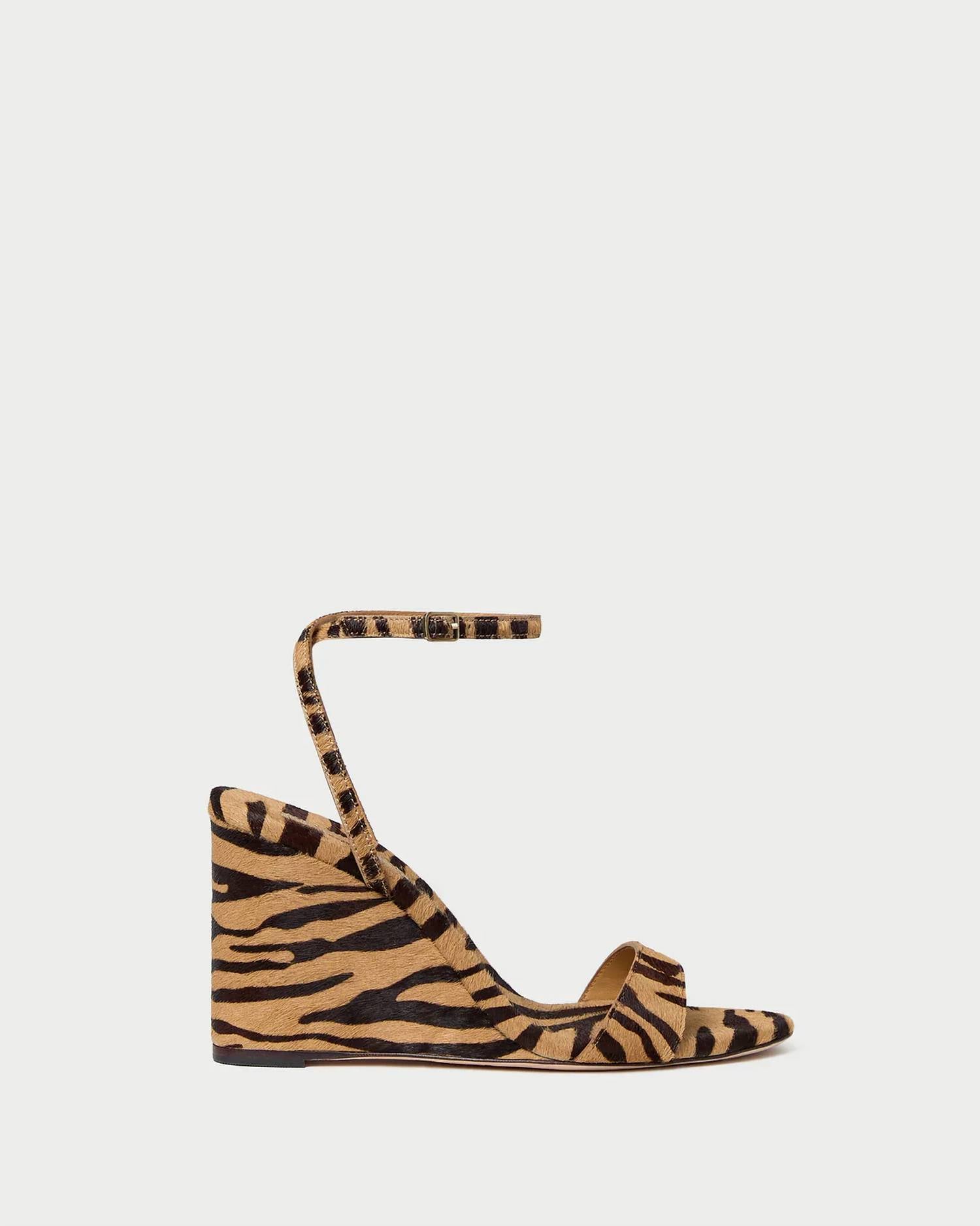 Loeffler Randall - Women's Gavi Zebra Wedge